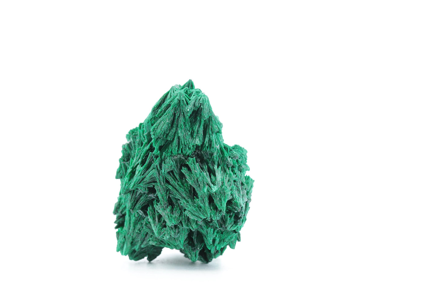 Malachite fibreuse naturelle - 56g - Congo - Spécimen unique de collection