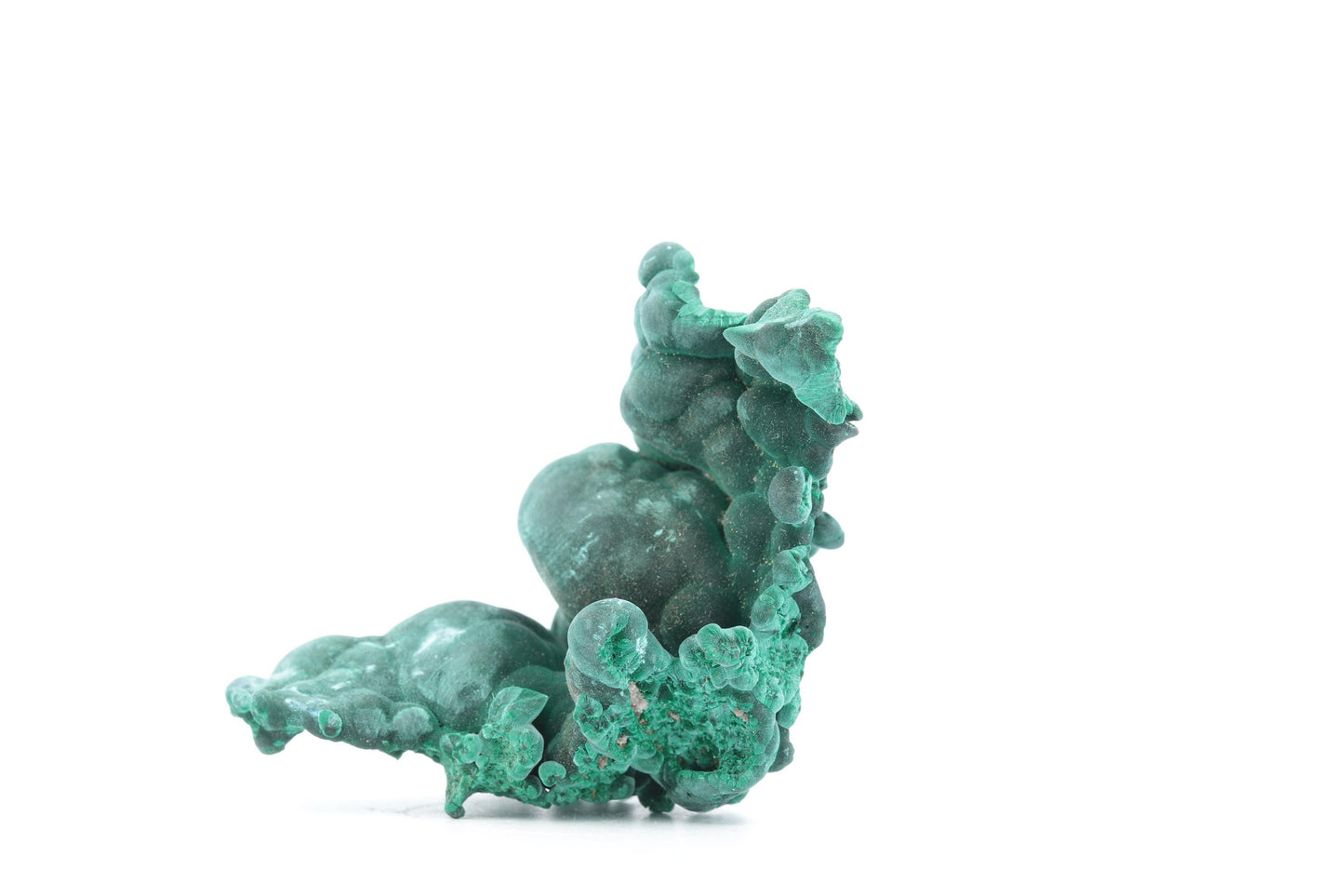 Malachite fibreuse botryoïdale - 47g - Congo - Spécimen unique pour collection