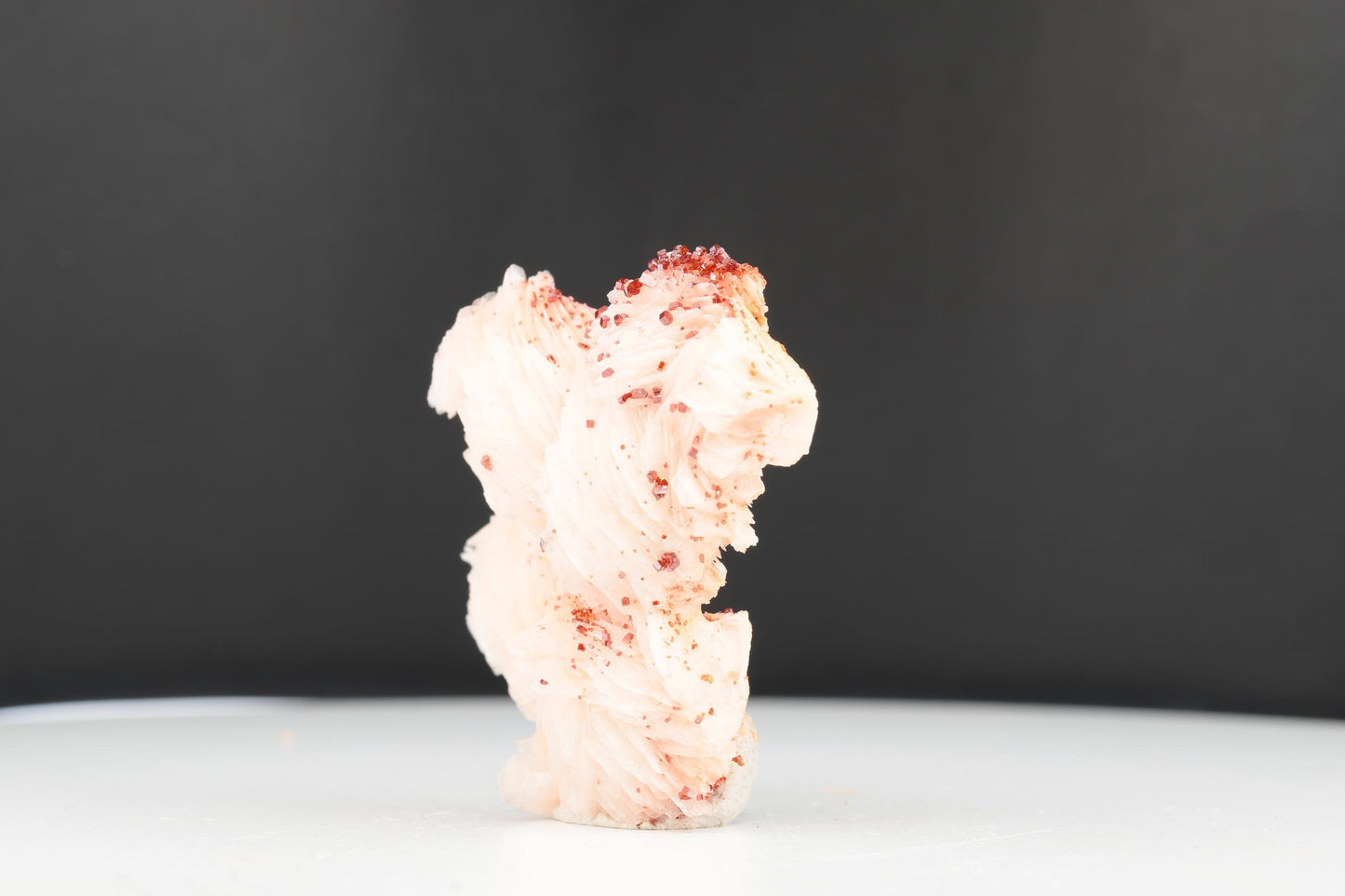 Vanadinite Sur Baryte – Mibladen, Maroc