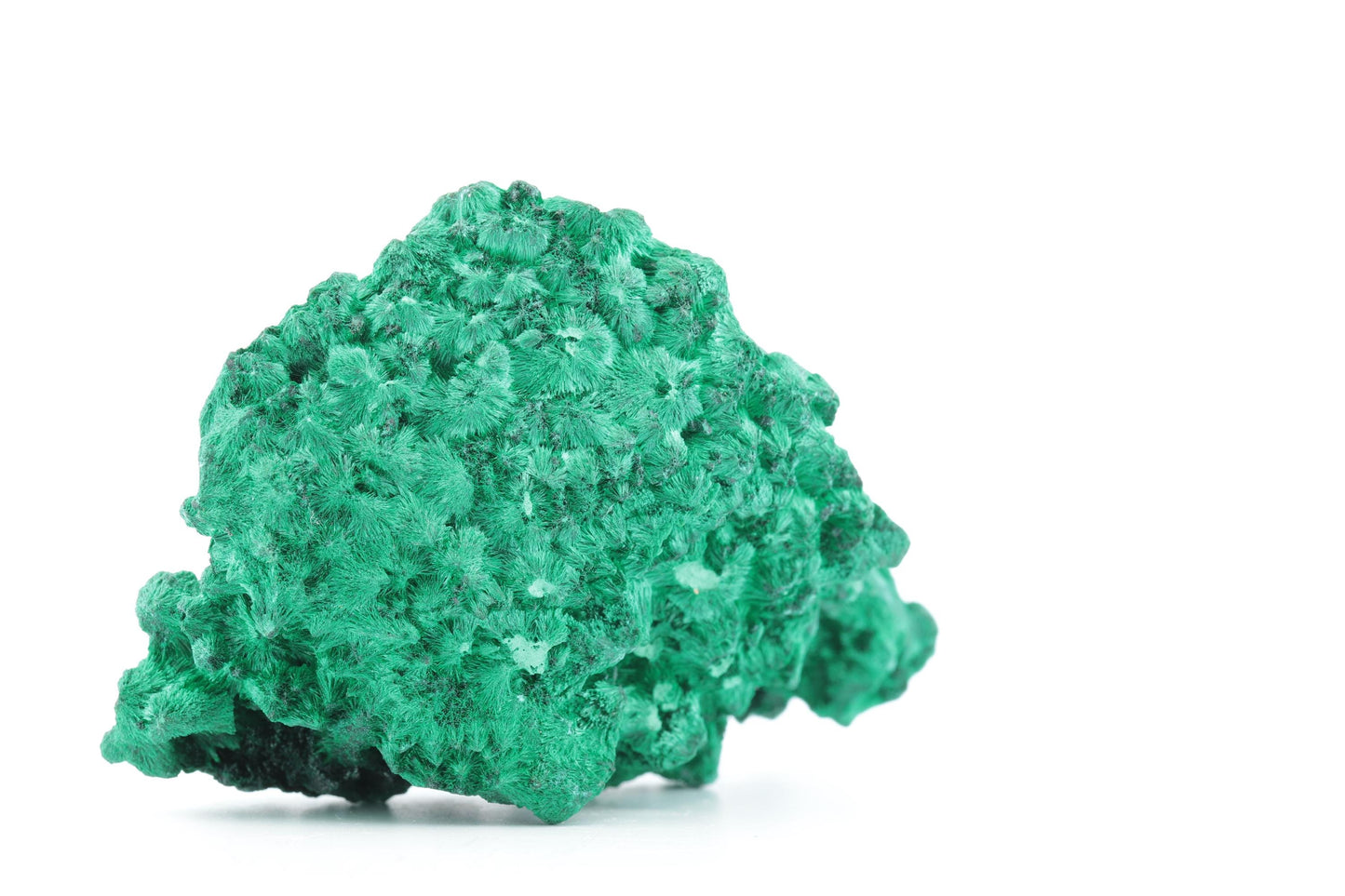 Malachite Fibreuse du Congo – Spécimen Naturel Unique de 195g