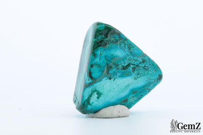 Chrysocolle-Malachite 95g, Éclat Vibrant et Motifs Organiques