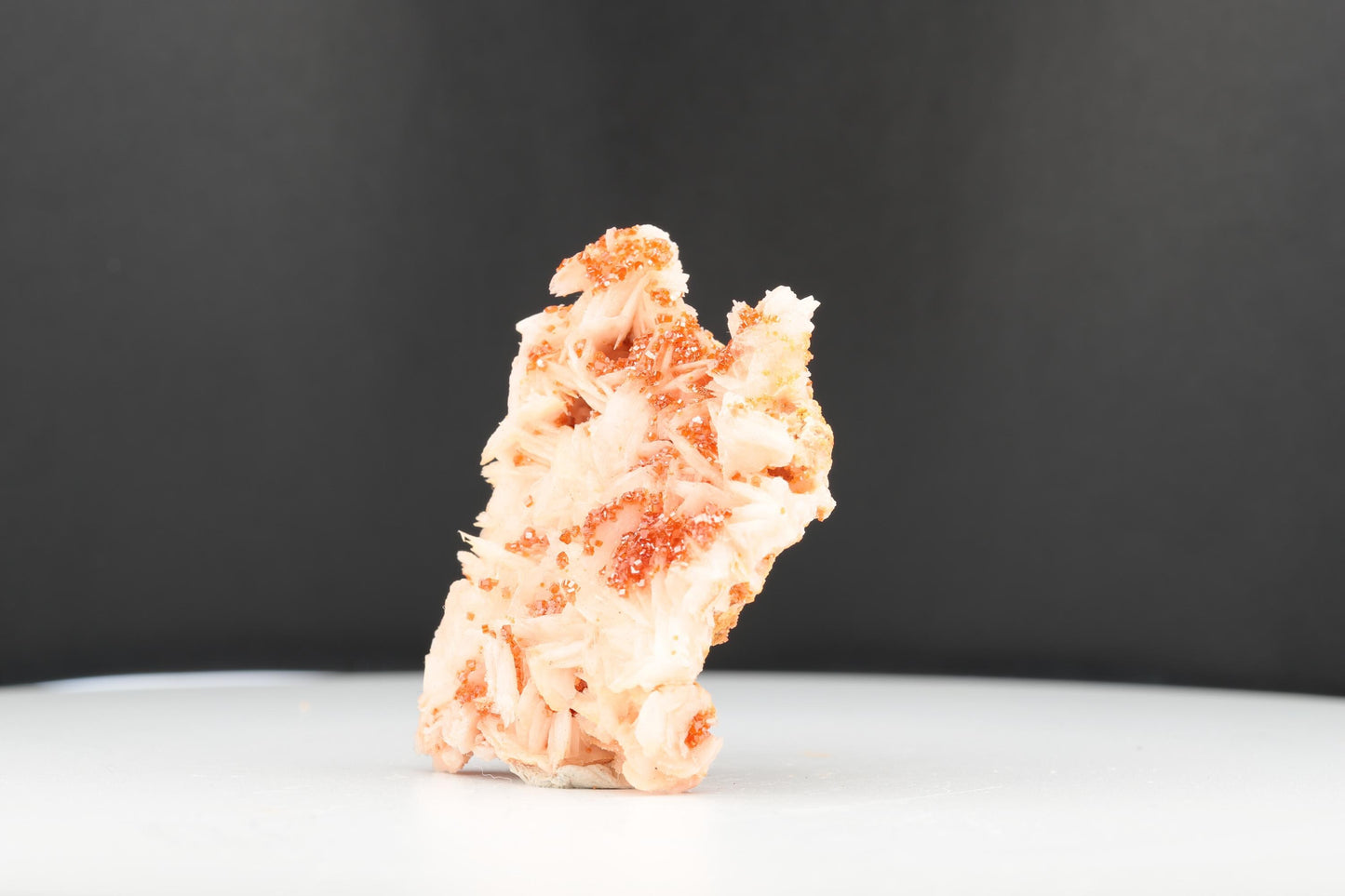 Vanadinite Sur Baryte – Mibladen, Maroc