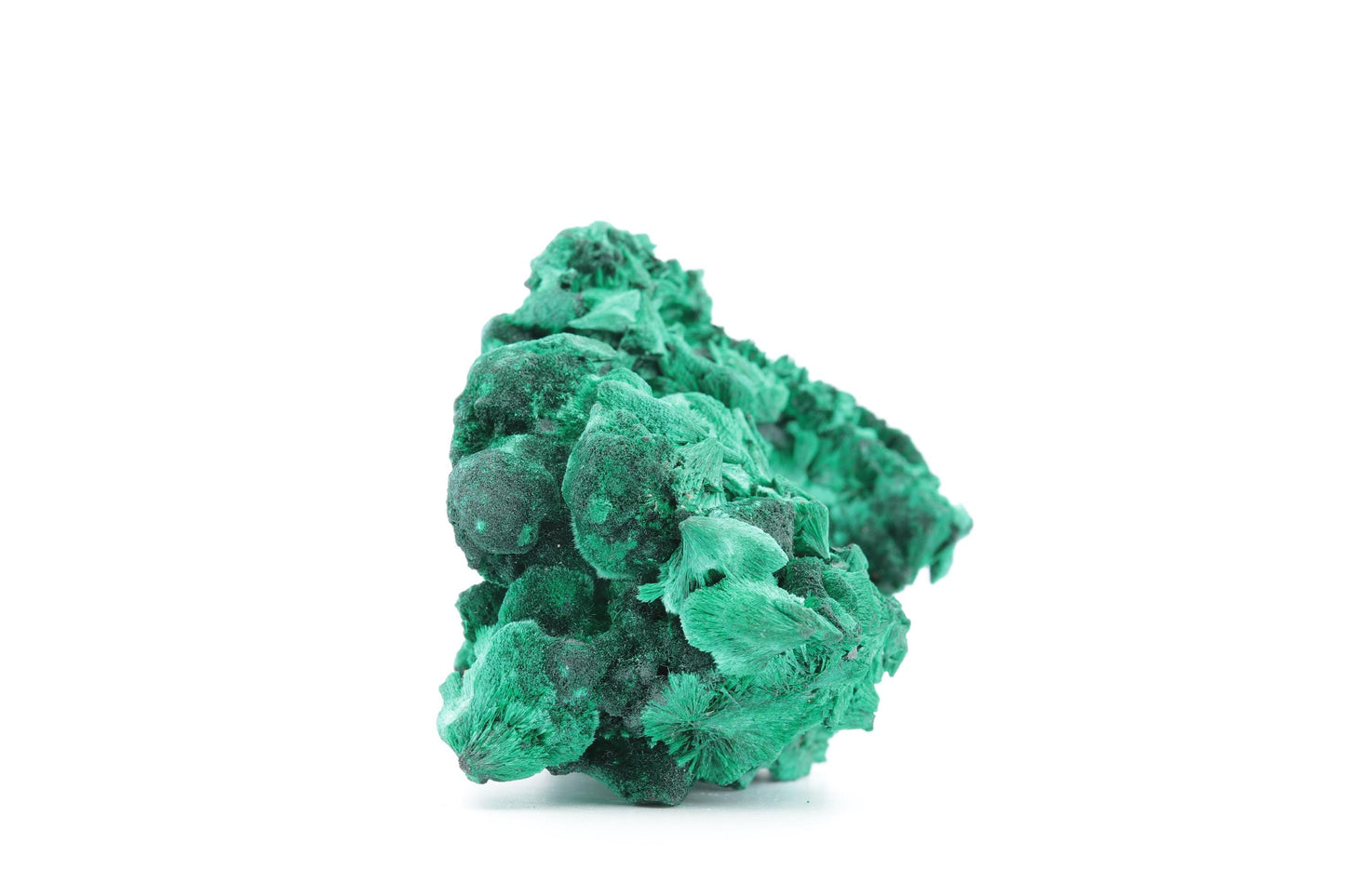 Malachite Fibreuse du Congo – Spécimen Naturel Unique de 125g