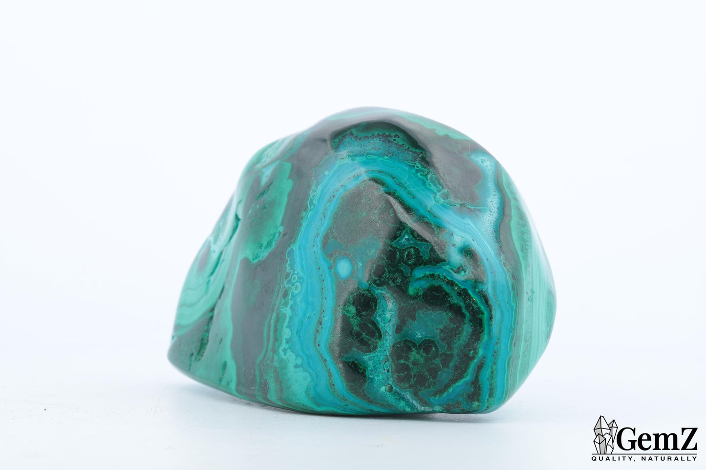Chrysocolle-Malachite, 199g, Harmonie de Couleurs et Motifs Éblouissants