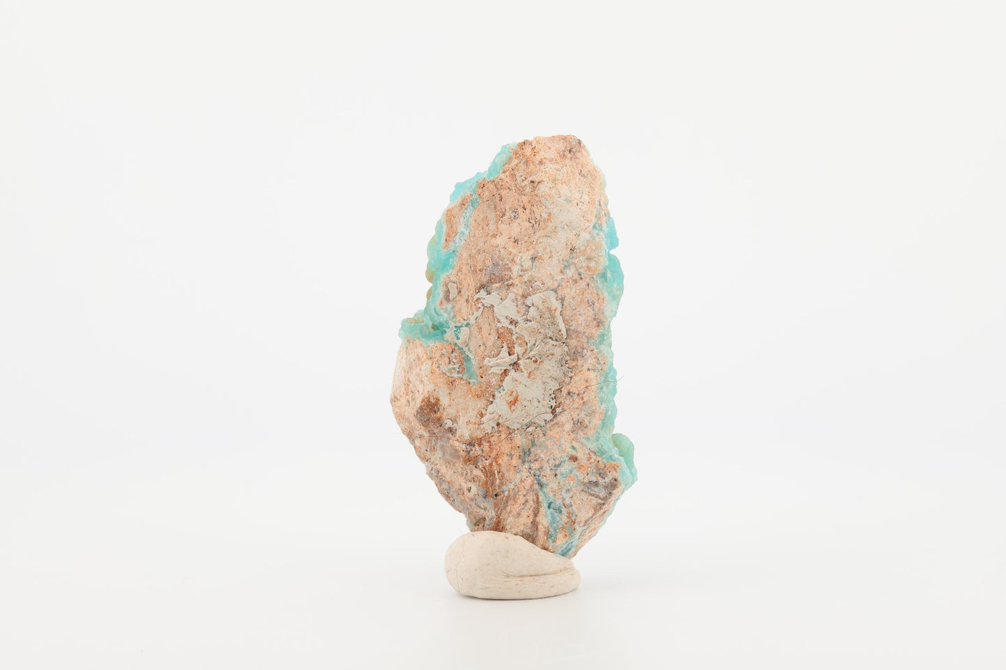 Hémimorphite naturelle du Congo – Petit spécimen bleu turquoise avec texture botryoïdale, 19 g