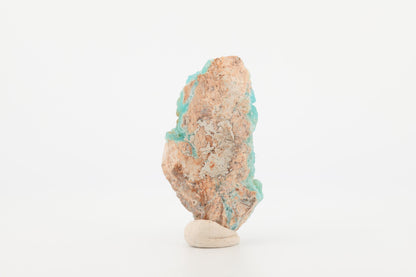 Hémimorphite naturelle du Congo – Petit spécimen bleu turquoise avec texture botryoïdale, 19 g