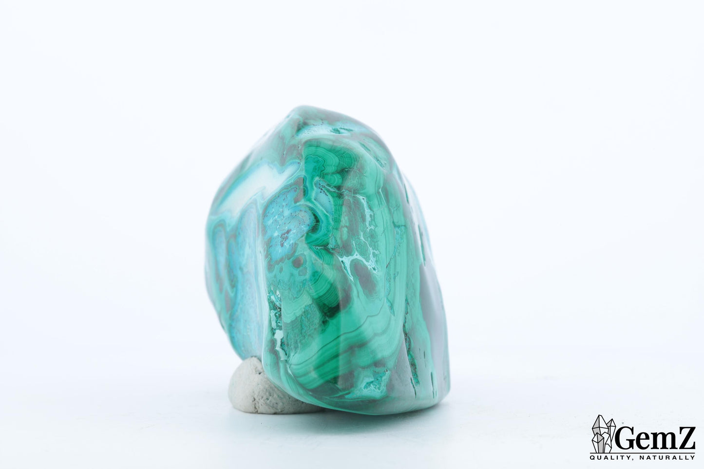 Chrysocolle-Malachite, 199g, Harmonie de Couleurs et Motifs Éblouissants