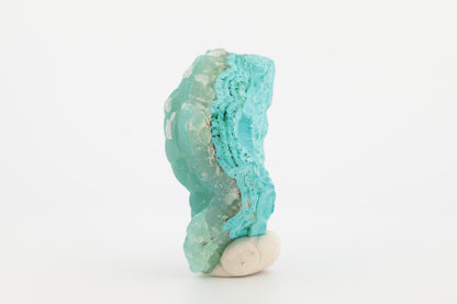 Smithsonite sur chrysocolle et malachite – Congo – 75 g
