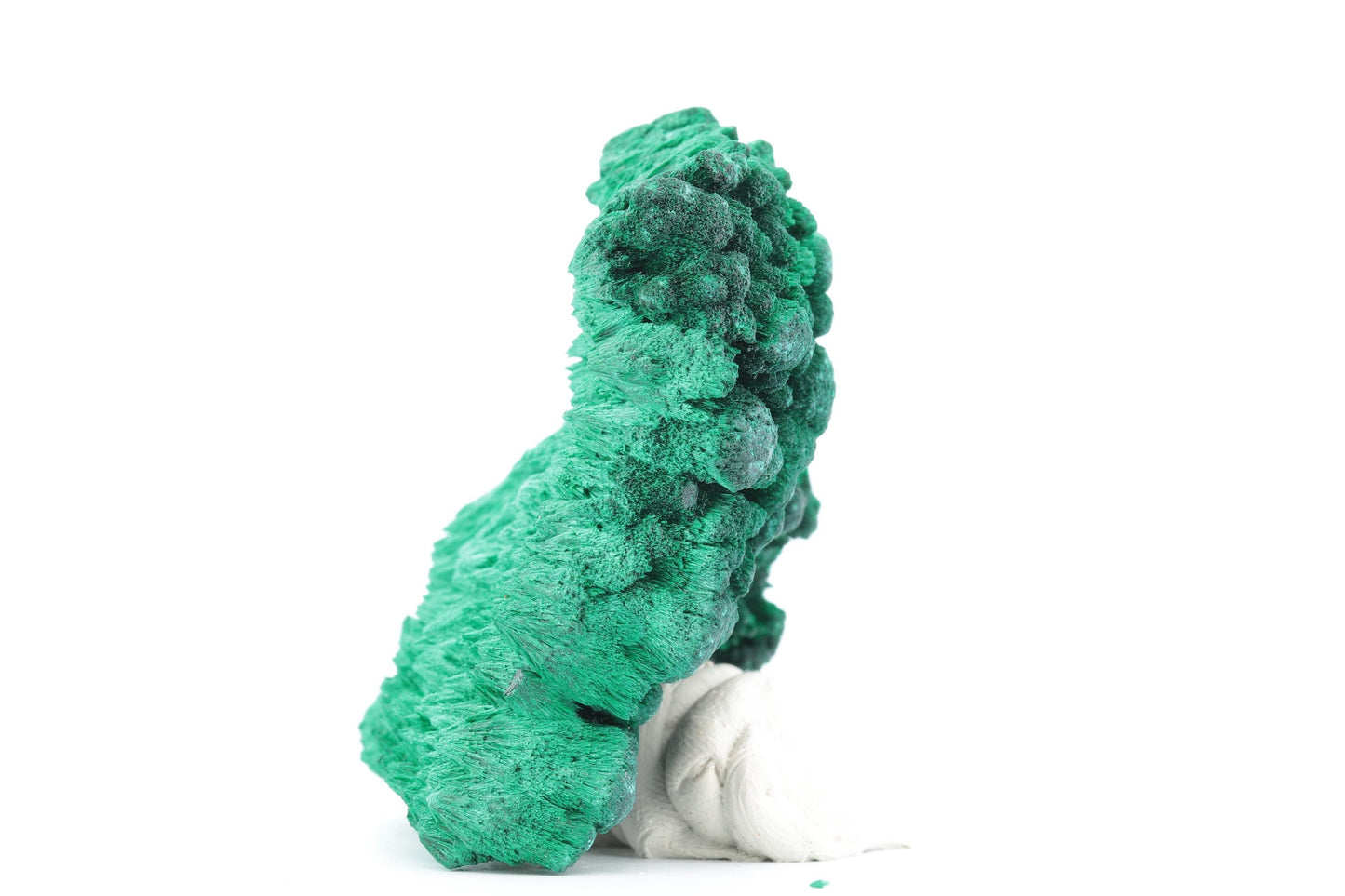 Malachite fibreuse naturelle - 84g - Congo - Spécimen unique de collection