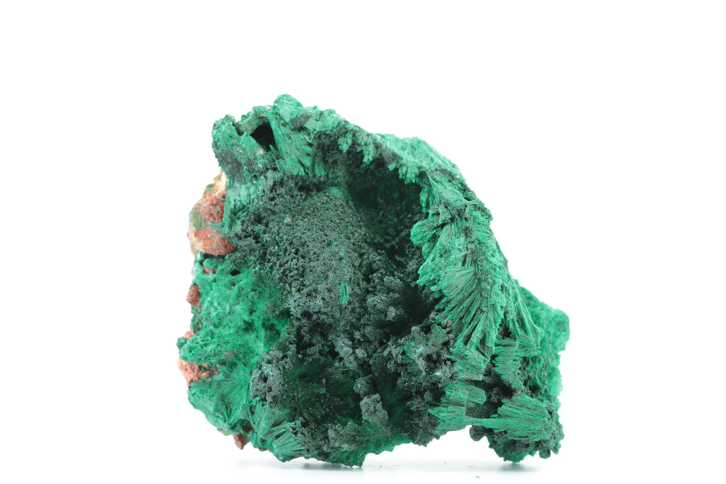 Malachite Fibreuse du Congo – Spécimen Naturel Unique de 122g