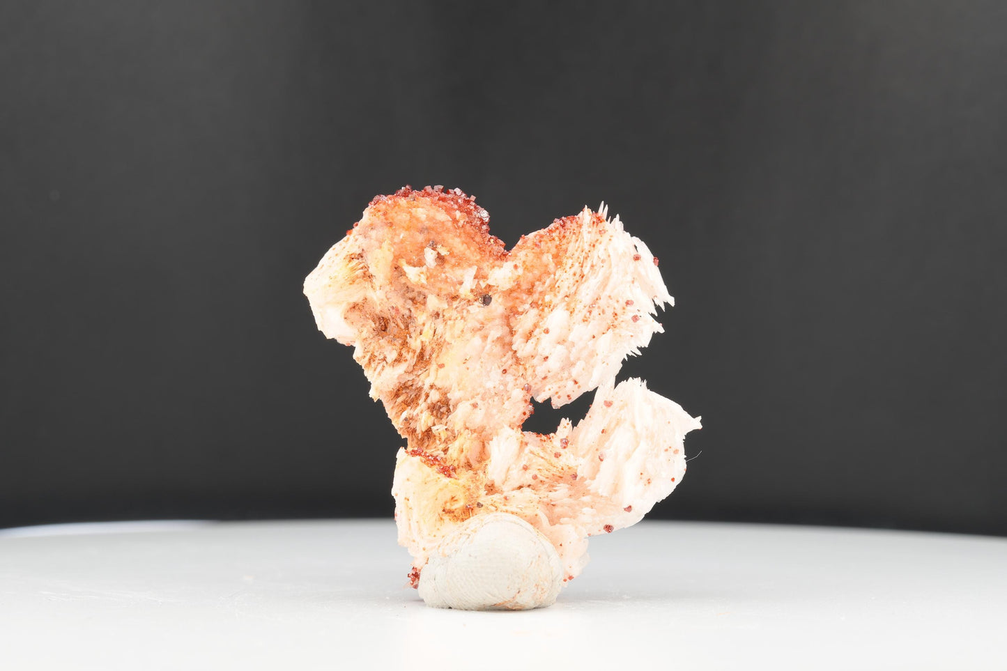 Vanadinite Sur Baryte – Mibladen, Maroc