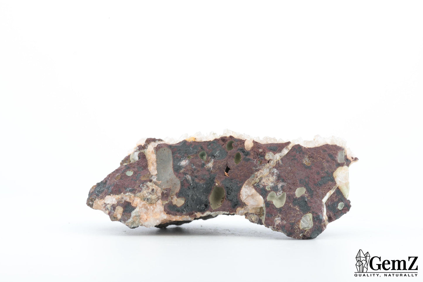 Cavansite bleue éclatante sur matrice cristalline – Origine : Inde