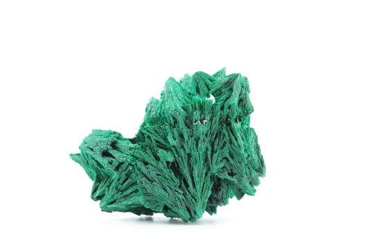 Malachite fibreuse naturelle - 56g - Congo - Spécimen unique de collection
