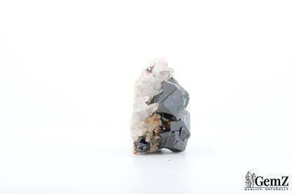 Rare ! Cassitérite brillante sur quartz – 51g !