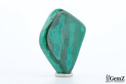 Chrysocolle-Malachite 119g, Éclat Vert Intense et Forme Unique