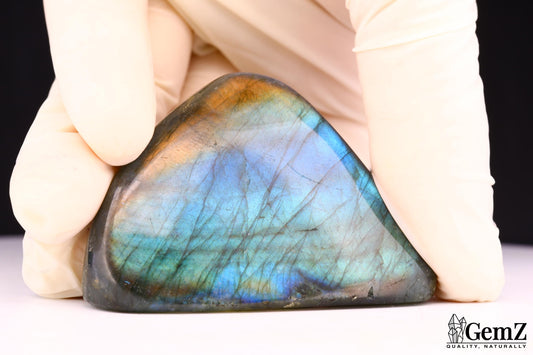 Labradorite 76g, Reflets Arc-en-Ciel Éblouissants