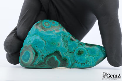 Chrysocolle-Malachite 110g, Superbe Couleurs et Textures