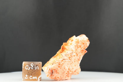 Vanadinite Sur Baryte – Mibladen, Maroc