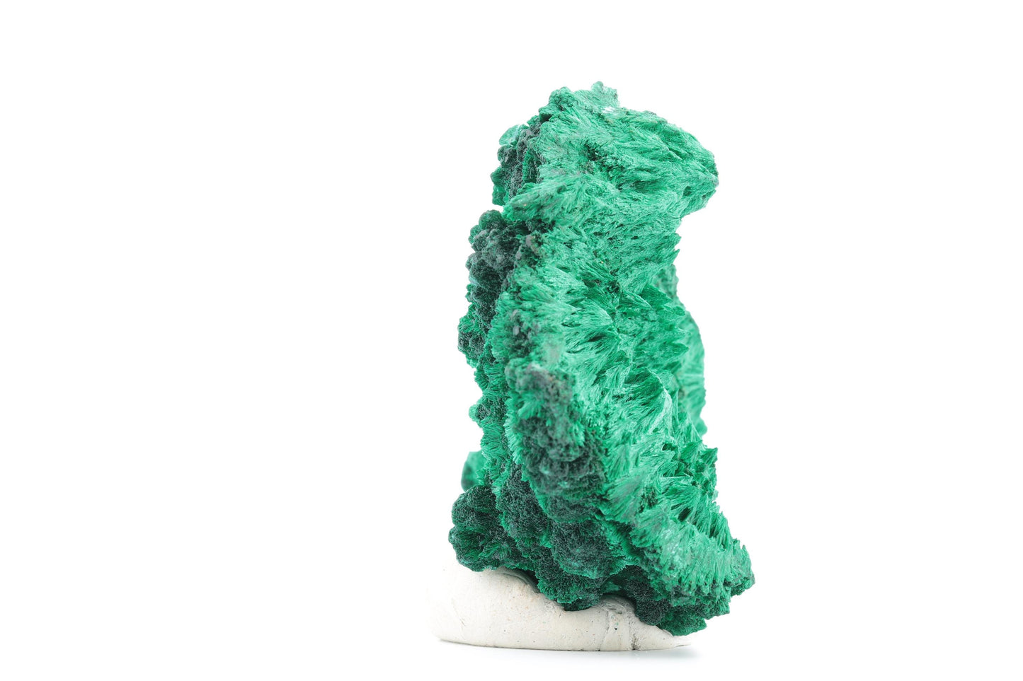 Malachite fibreuse naturelle - 202g - Congo - Spécimen unique de collection