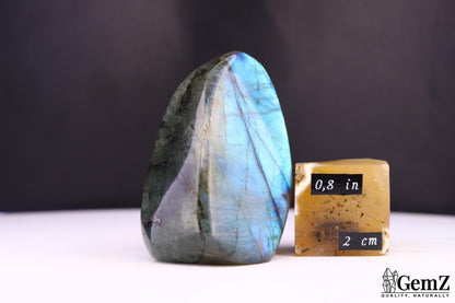 Labradorite polie, reflets multicolores – Madagascar – 59 g
