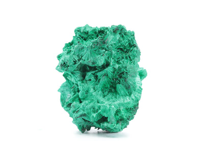 Malachite Fibreuse du Congo – Spécimen Naturel Élégant de 129g