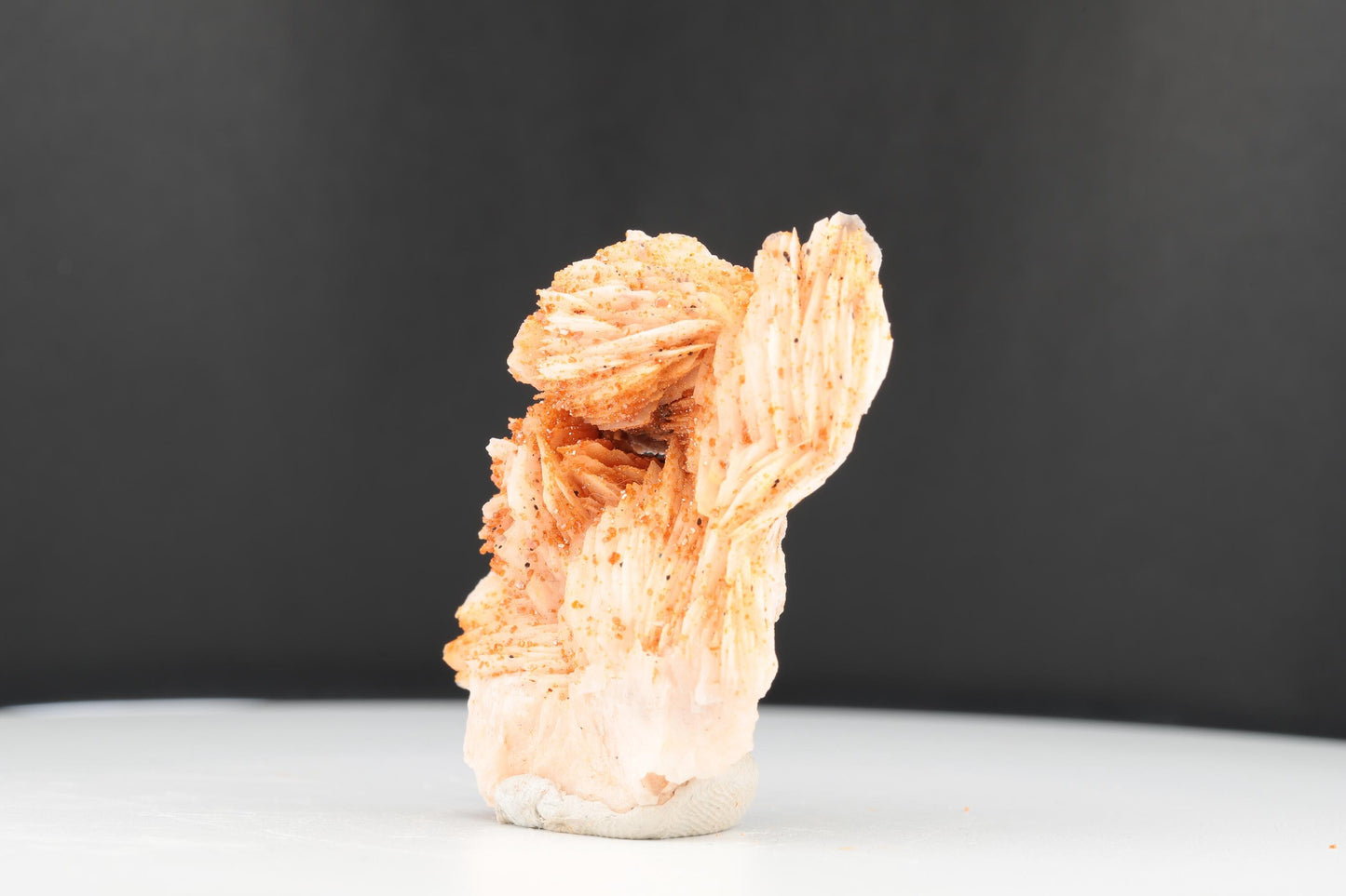 Vanadinite Sur Baryte – Mibladen, Maroc