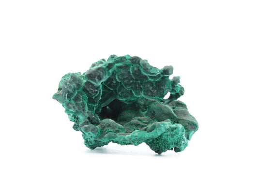 Malachite Fibreuse du Congo – Spécimen Naturel Sculptural de 78g