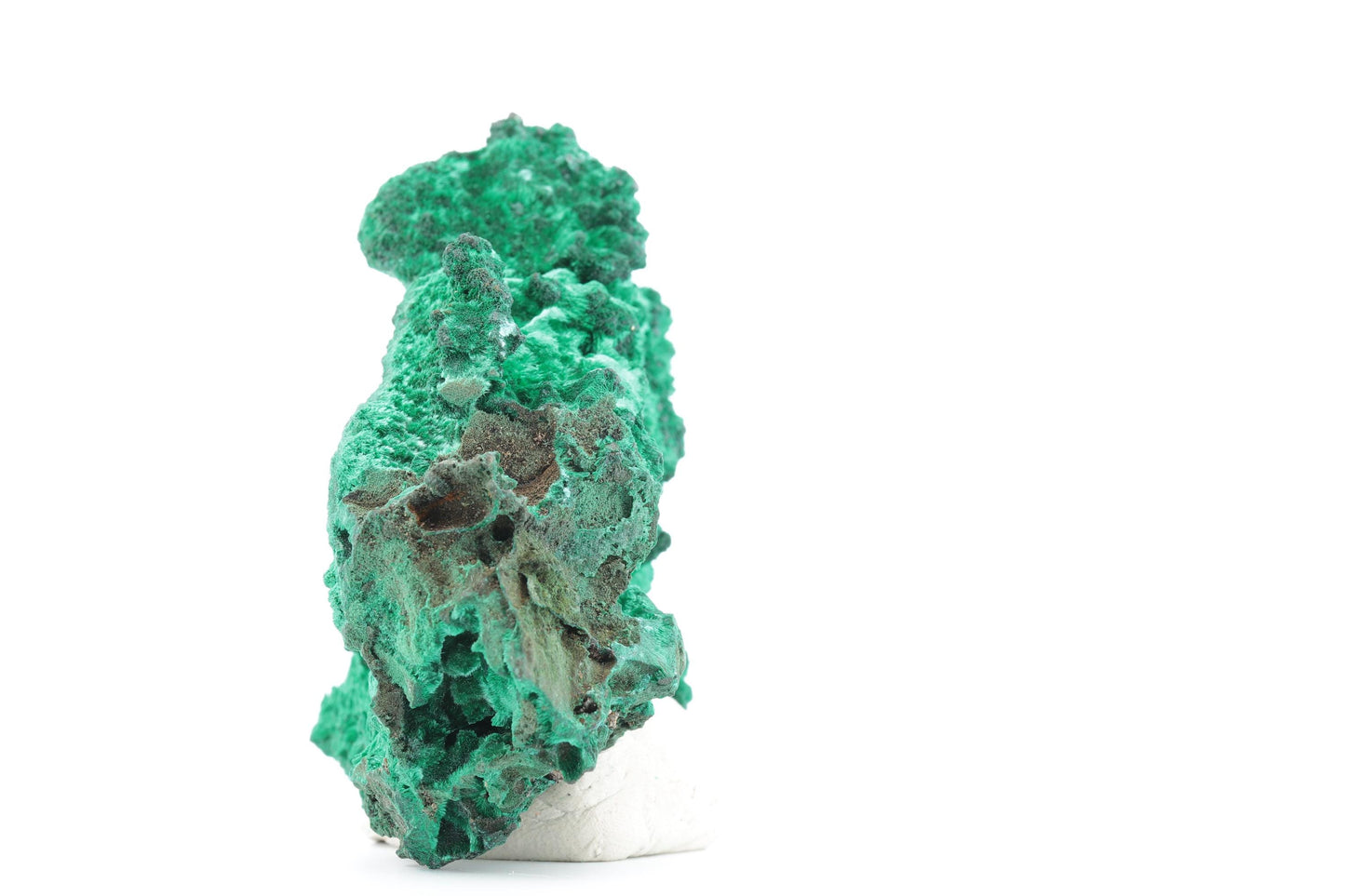 Malachite fibreuse naturelle - 202g - Congo - Spécimen unique de collection
