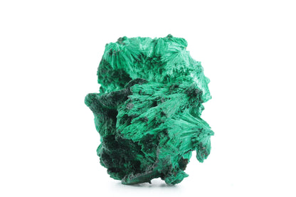 Malachite Fibreuse du Congo – Spécimen Naturel Élégant de 129g