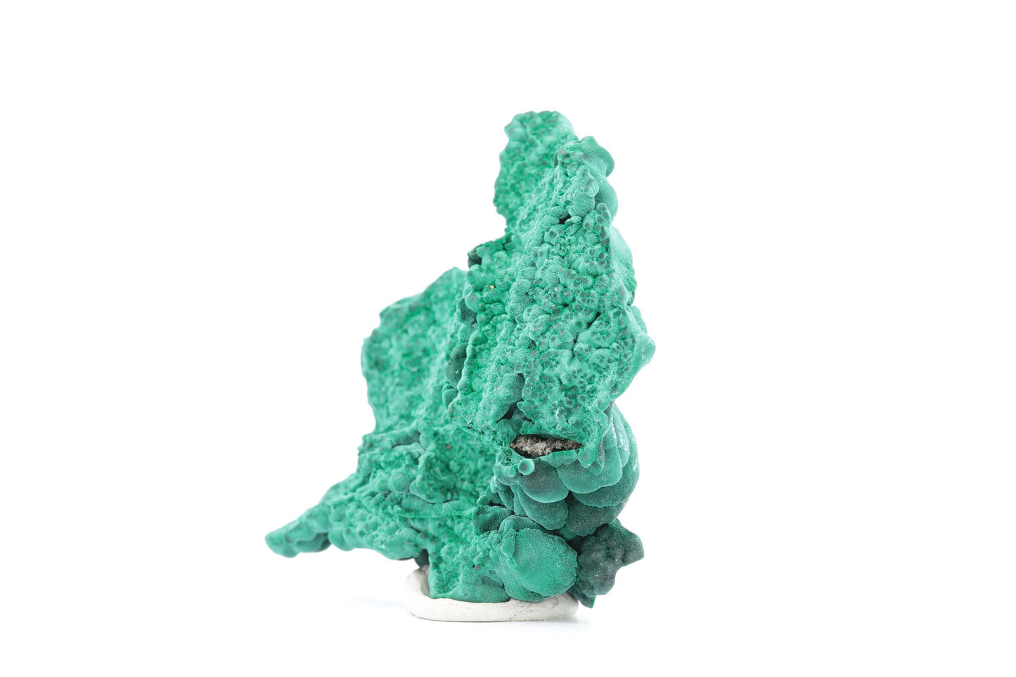 Malachite fibreuse botryoïdale - 53g - Congo - Spécimen unique de collection