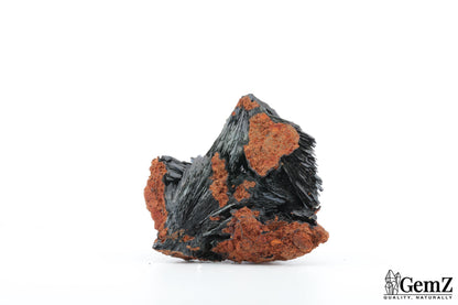 Cristaux de vivianite sur limonite – 32g