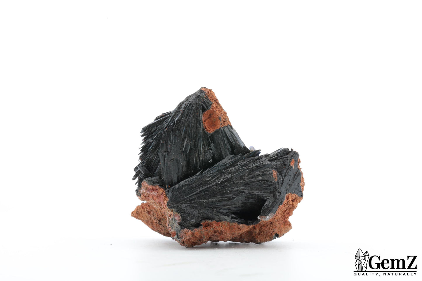 Cristaux de vivianite sur limonite – 32g