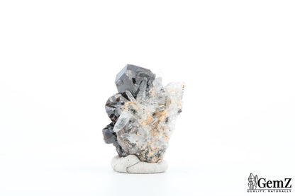 Rare Cassitérite cristallisée sur quartz – 30g