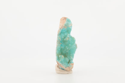 Hémimorphite naturelle du Congo – Petit spécimen bleu turquoise avec texture botryoïdale, 19 g