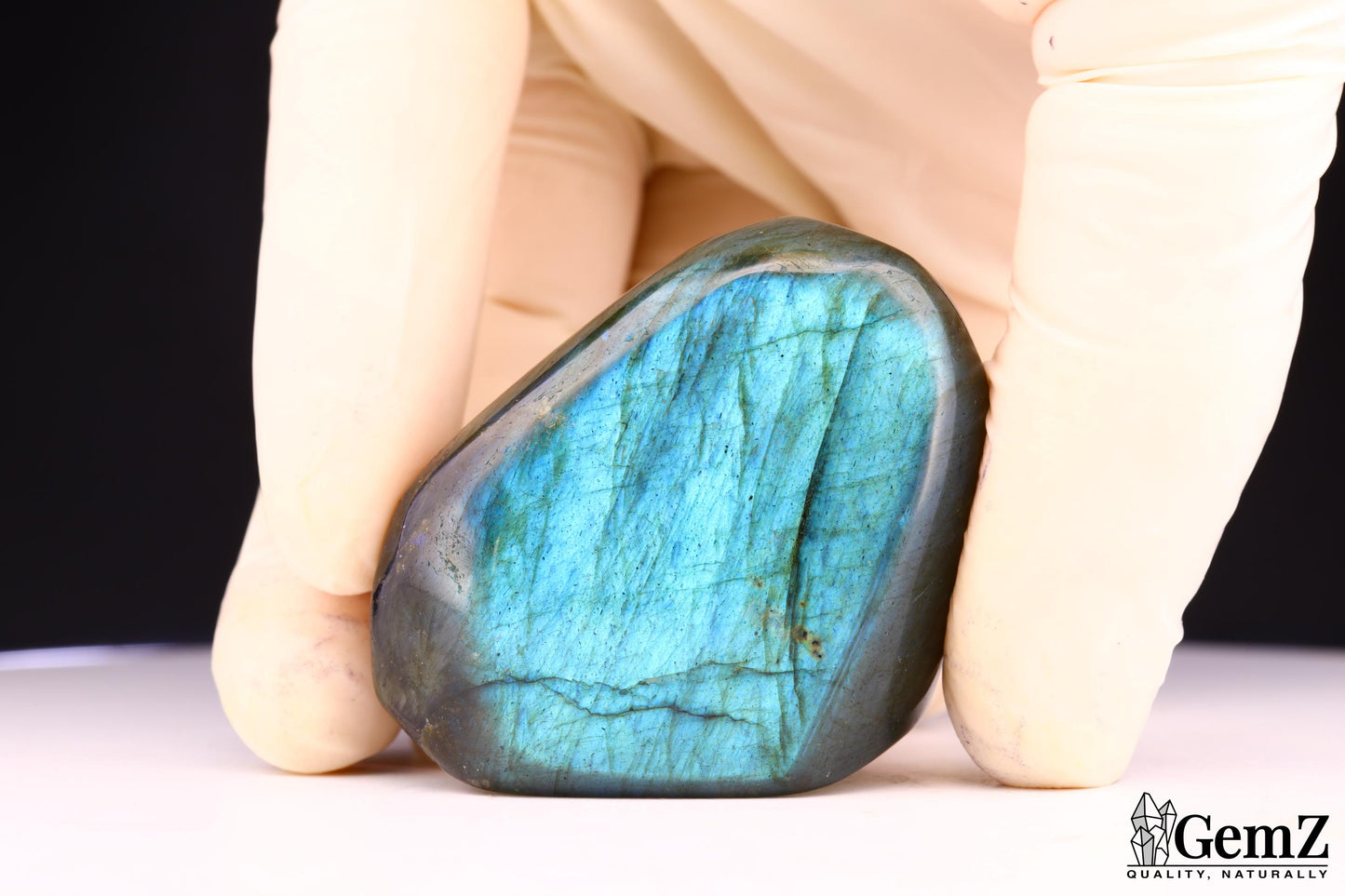 Labradorite 51g, Reflets Bleus Hypnotiques