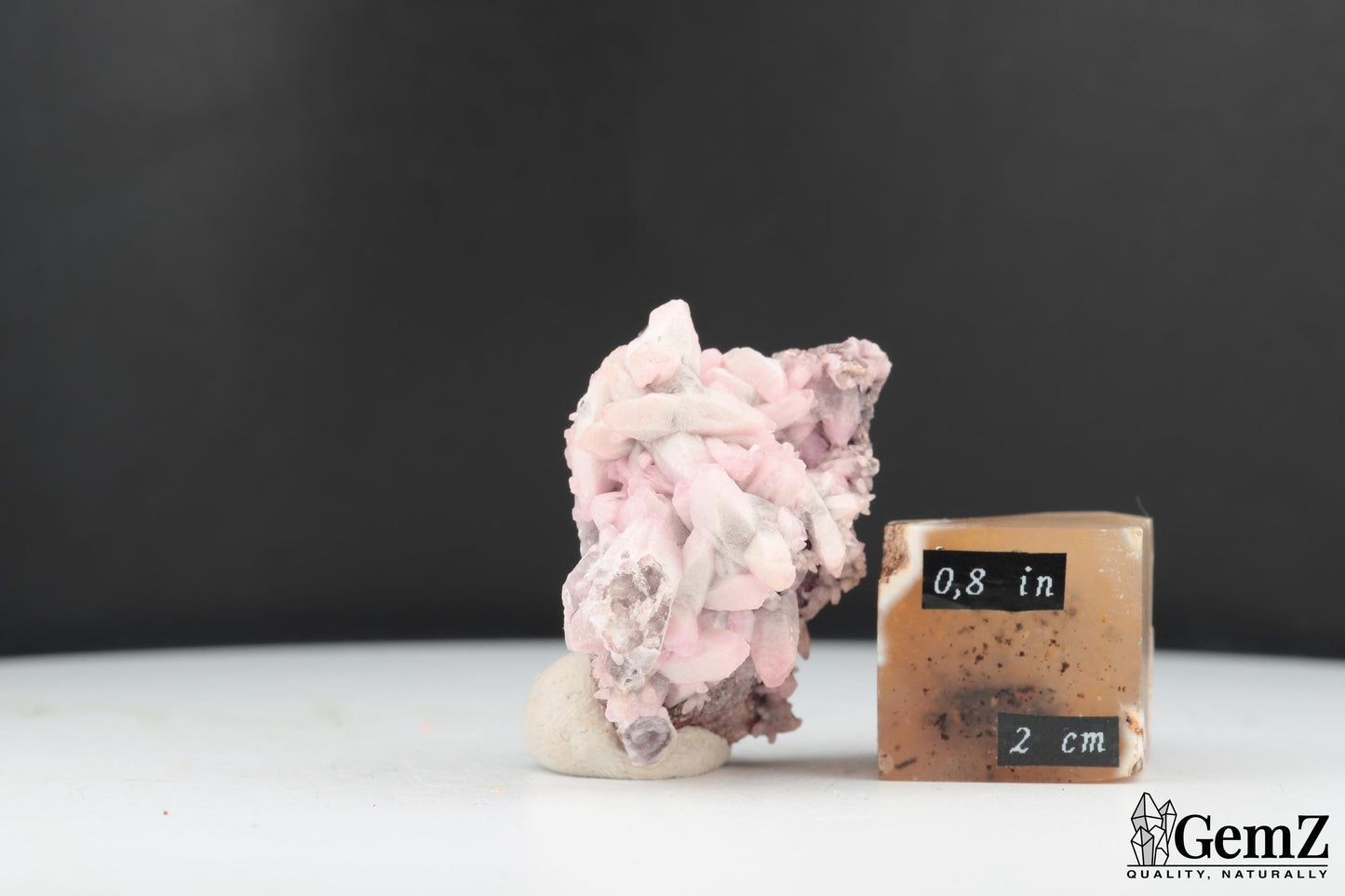 Manganocalcite rose délicate – Erma Reka, Bulgarie, 18g