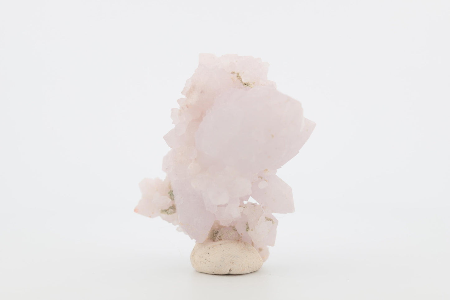 Quartz rose bi terminé rare du Maroc – Spécimen naturel de 53g