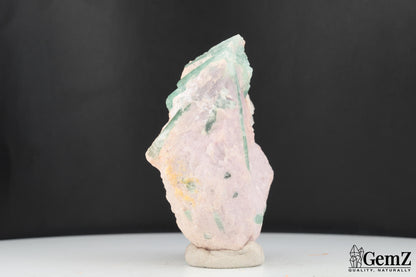 Élégante tourmaline bleue sur gangue – Skardu, Pakistan