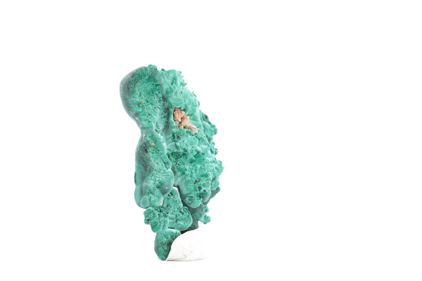 Malachite fibreuse botryoïdale - 27g - Congo - Spécimen unique de collection