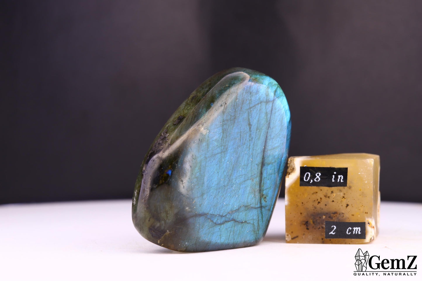 Labradorite 51g, Reflets Bleus Hypnotiques