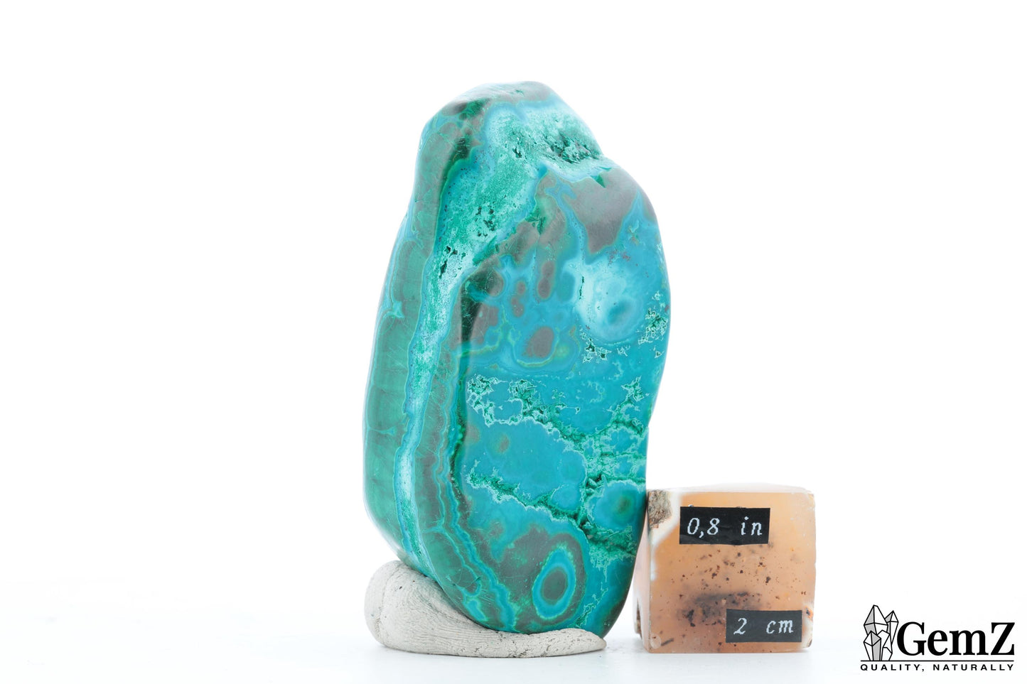 Chrysocolle-Malachite Compacte, 105g, Teintes Vives et Profondes
