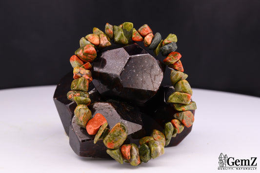Bracelet Chips Unakite