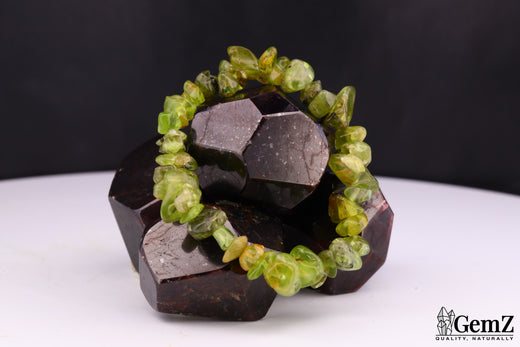 Bracelet Chips Péridot