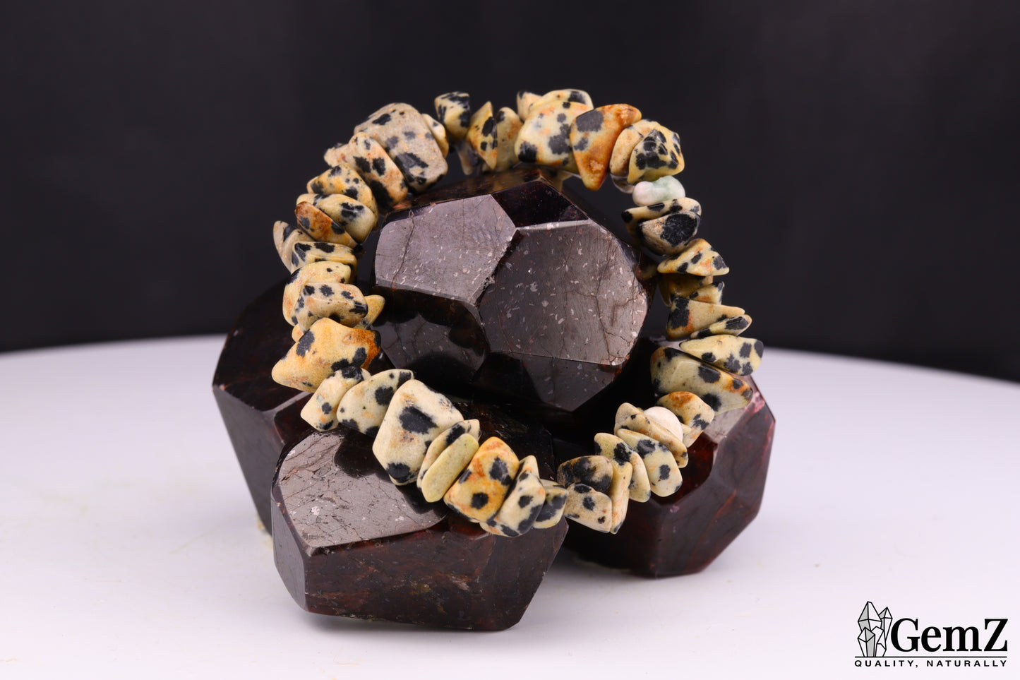 Bracelet Chips Jaspe Léopard