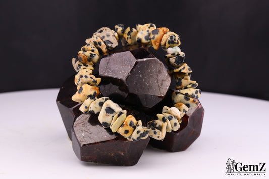 Bracelet Chips Jaspe Léopard