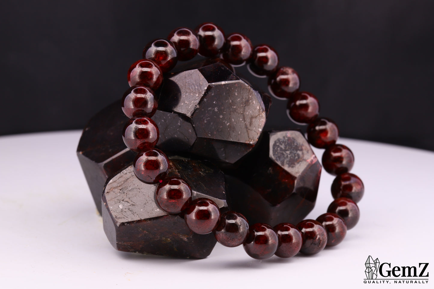 Bracelet Grenat Ancrage