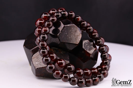 Bracelet Grenat Ancrage