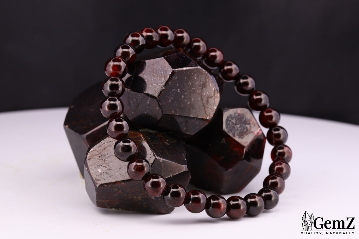 Bracelet Grenat Ancrage