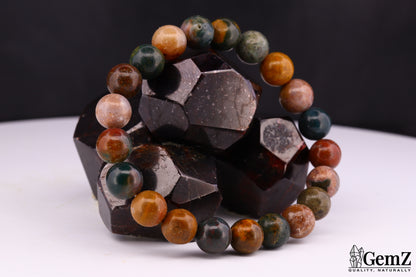 Bracelet Jaspe Océan Apaisement
