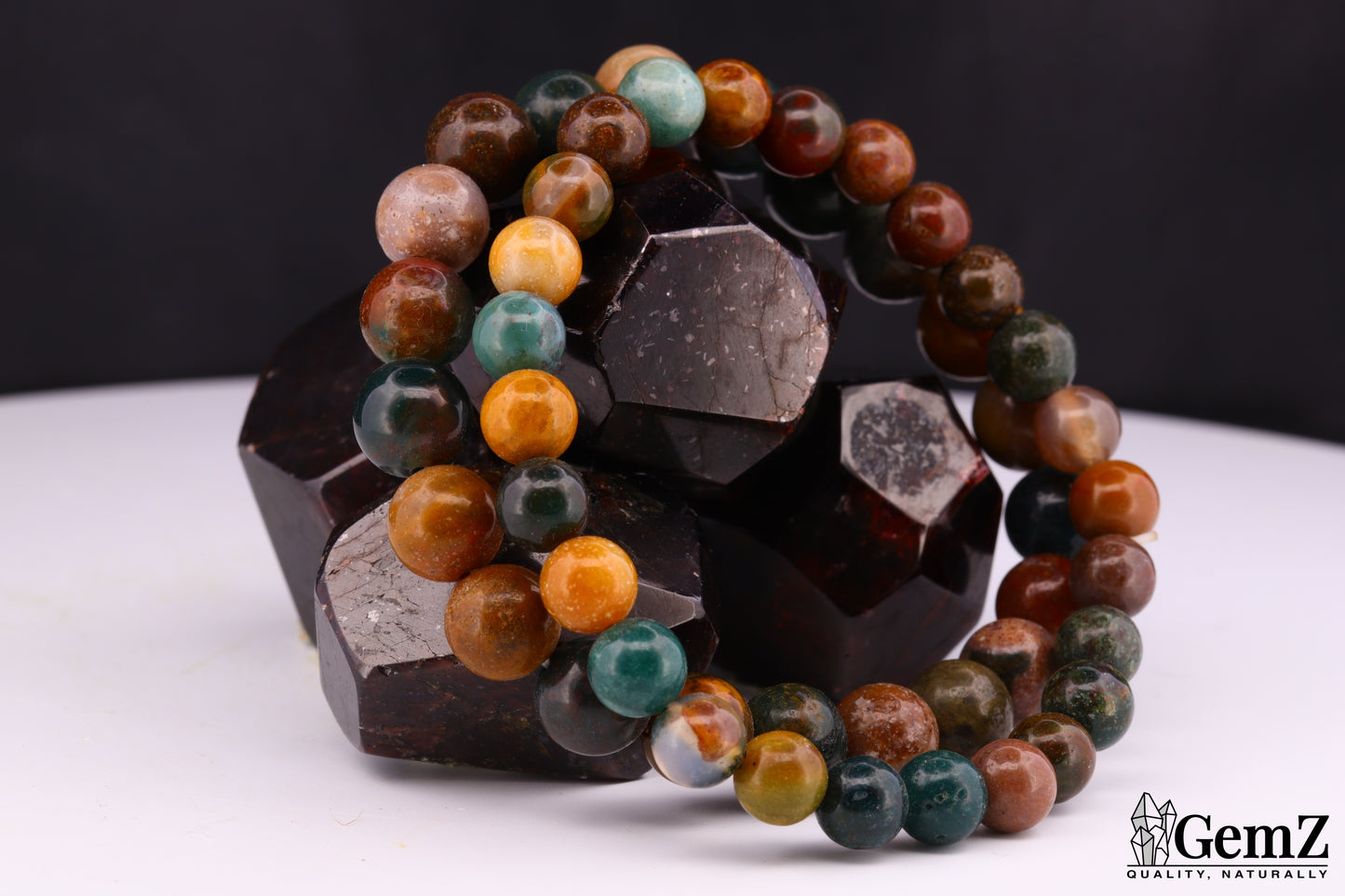 Bracelet Jaspe Océan Apaisement